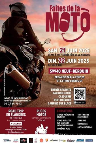Fête moto - Neuf-Berquin (59)